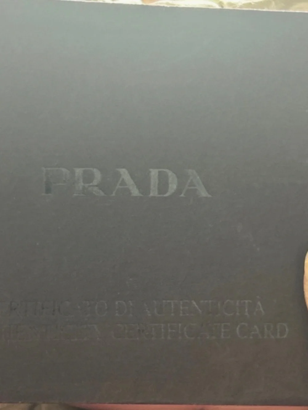 Vintage Prada Royal Calf Leather Pochette Clutch Bag